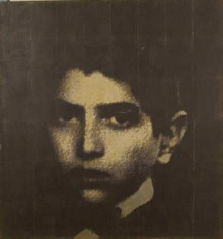 Y.Z. KAMI, Self Portrait as a Child (dark portrait), 1991