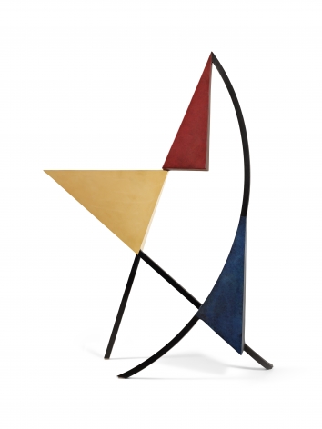 Arthur Carter, Three Triangles with an Arc and Two Chords II, 2019