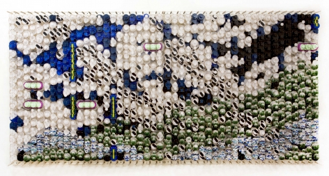 Jacob Hashimoto The Answers to All Questions Makes the World Vanish, 2017