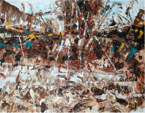 The No Man&#039;s Land IV, Oil on canvas